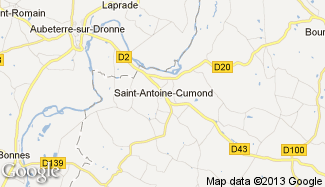Plan de Saint-Antoine-Cumond