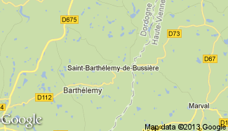 Plan de Saint-Barthélemy-de-Bussière