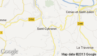 Plan de Saint-Cybranet