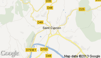 Plan de Saint-Cyprien