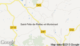 Plan de Saint-Félix-de-Reillac-et-Mortemart