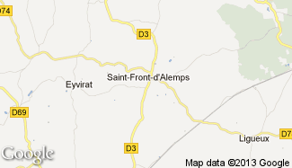Plan de Saint-Front-d'Alemps