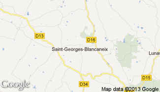 Plan de Saint-Georges-Blancaneix