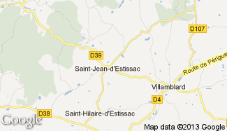Plan de Saint-Jean-d'Estissac