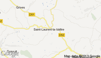 Plan de Saint-Laurent-la-Vallée