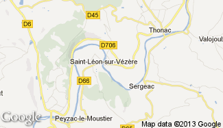 Plan de Saint-Léon-sur-Vézère