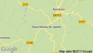 Plan de Saint-Martial-de-Valette