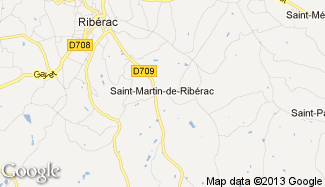 Plan de Saint-Martin-de-Ribérac
