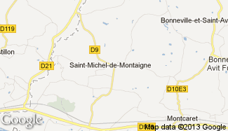 Plan de Saint-Michel-de-Montaigne