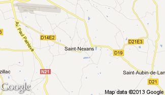 Plan de Saint-Nexans