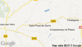 Plan de Saint-Paul-de-Serre