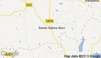 Plan de Sainte-Sabine-Born