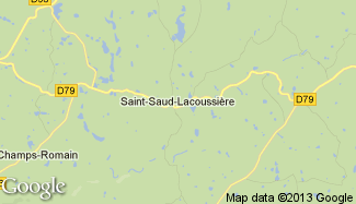 Plan de Saint-Saud-Lacoussière