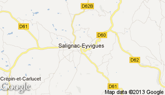Plan de Salignac-Eyvigues