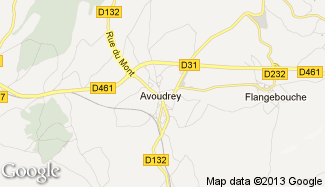 Plan de Avoudrey