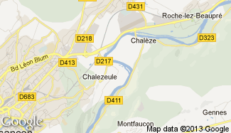 Plan de Chalezeule