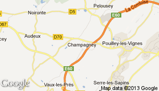 Plan de Champagney