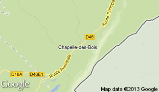 Plan de Chapelle-des-Bois
