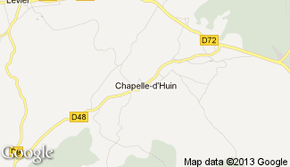 Plan de Chapelle-d'Huin