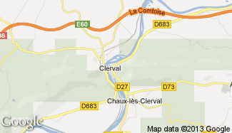 Plan de Clerval