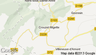 Plan de Crouzet-Migette