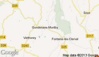 Plan de Gondenans-Montby