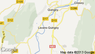 Plan de Lavans-Quingey