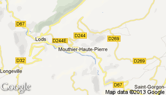 Plan de Mouthier-Haute-Pierre