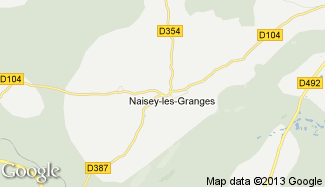 Plan de Naisey-les-Granges