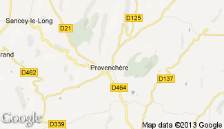Plan de Provenchère