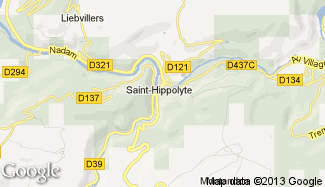 Plan de Saint-Hippolyte