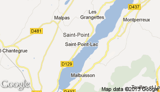 Plan de Saint-Point-Lac