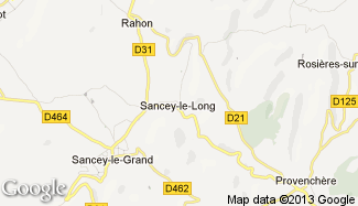 Plan de Sancey-le-Long