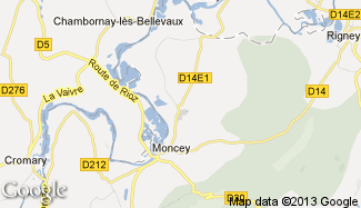 Plan de Thurey-le-Mont