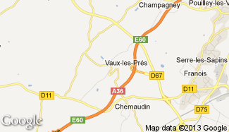 Plan de Vaux-les-Prés