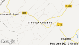 Plan de Villers-sous-Chalamont