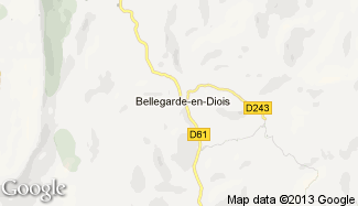 Plan de Bellegarde-en-Diois