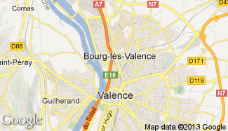 Plan de Bourg-lès-Valence