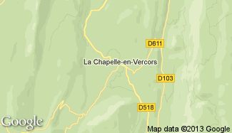 Plan de La Chapelle-en-Vercors