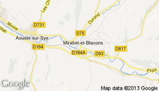 Plan de Mirabel-et-Blacons