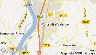 Plan de Portes-lès-Valence