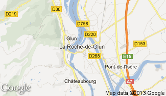 Plan de La Roche-de-Glun