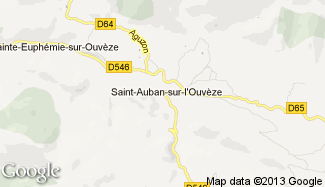Plan de Saint-Auban-sur-l'Ouvèze