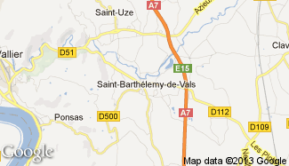 Plan de Saint-Barthélemy-de-Vals