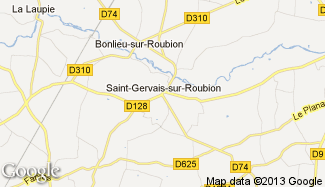 Plan de Saint-Gervais-sur-Roubion