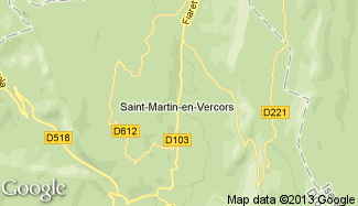 Plan de Saint-Martin-en-Vercors