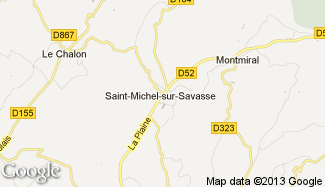 Plan de Saint-Michel-sur-Savasse
