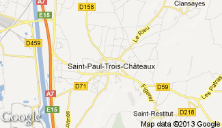 Plan de Saint-Paul-Trois-Châteaux