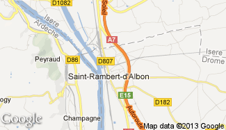 Plan de Saint-Rambert-d'Albon