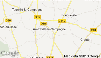 Plan de Amfreville-la-Campagne